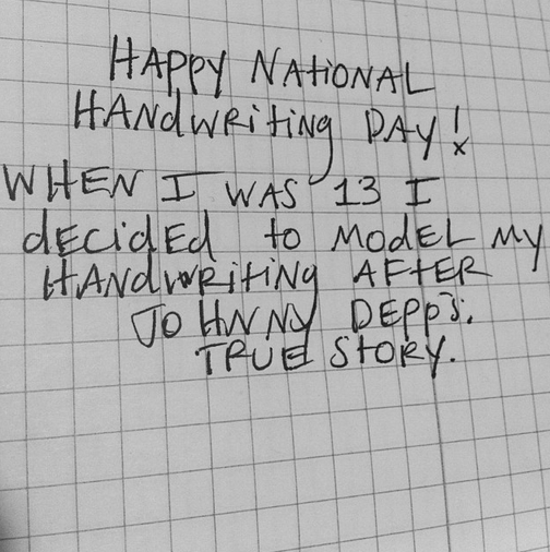 My Handwriting