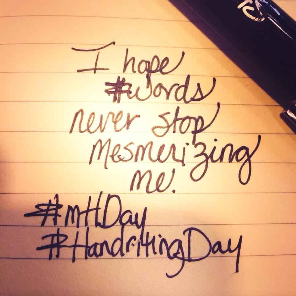 Mesmerized by #words #mHDay