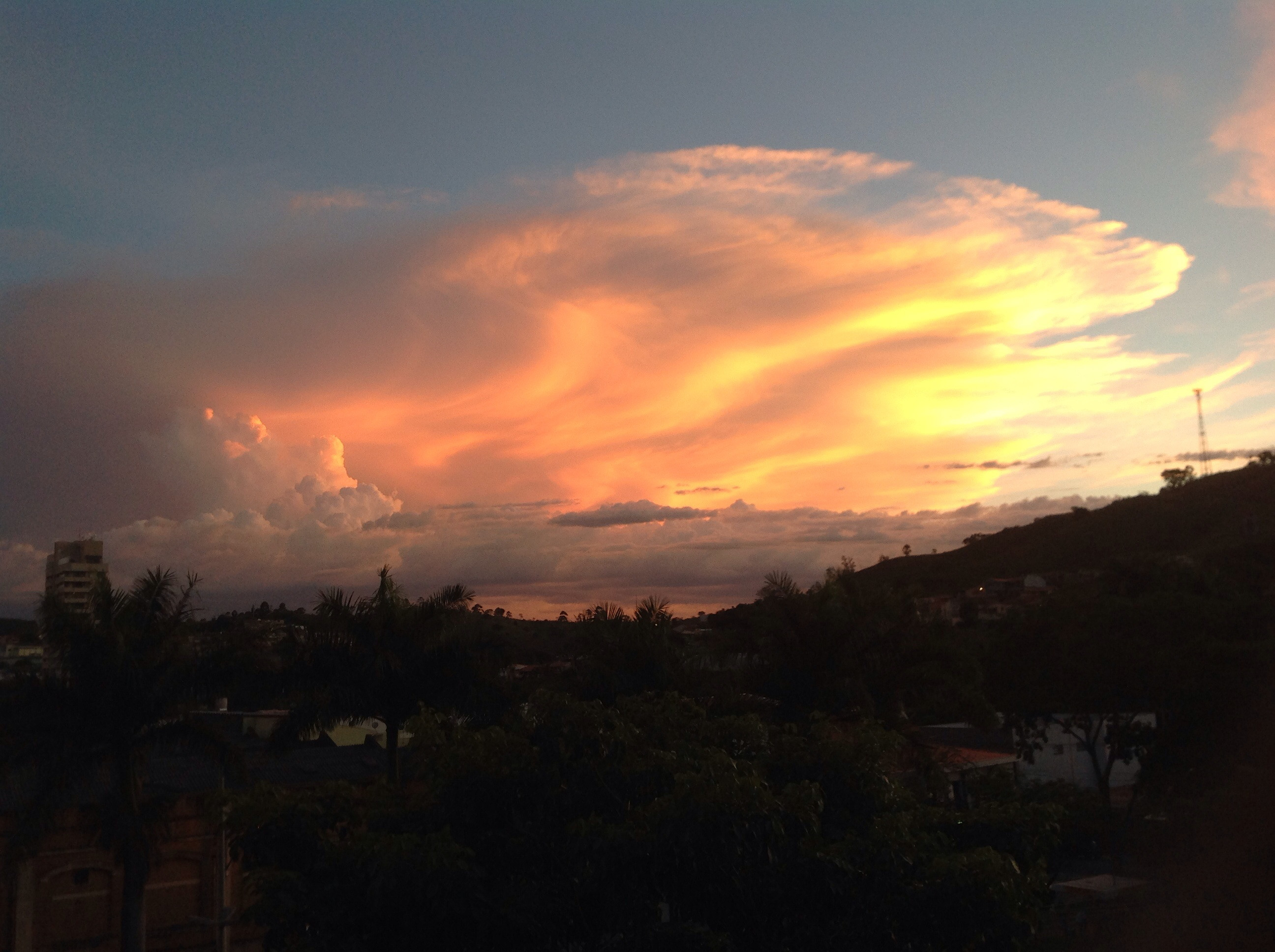 Beautiful sunset inPedreira/ Brazil