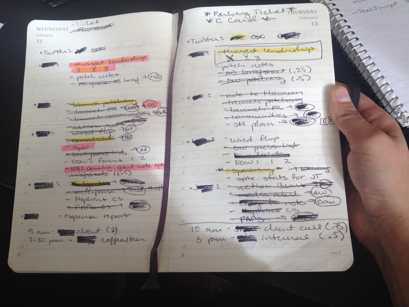 My Moleskine & Me: Tackling 10001 Deadlines.