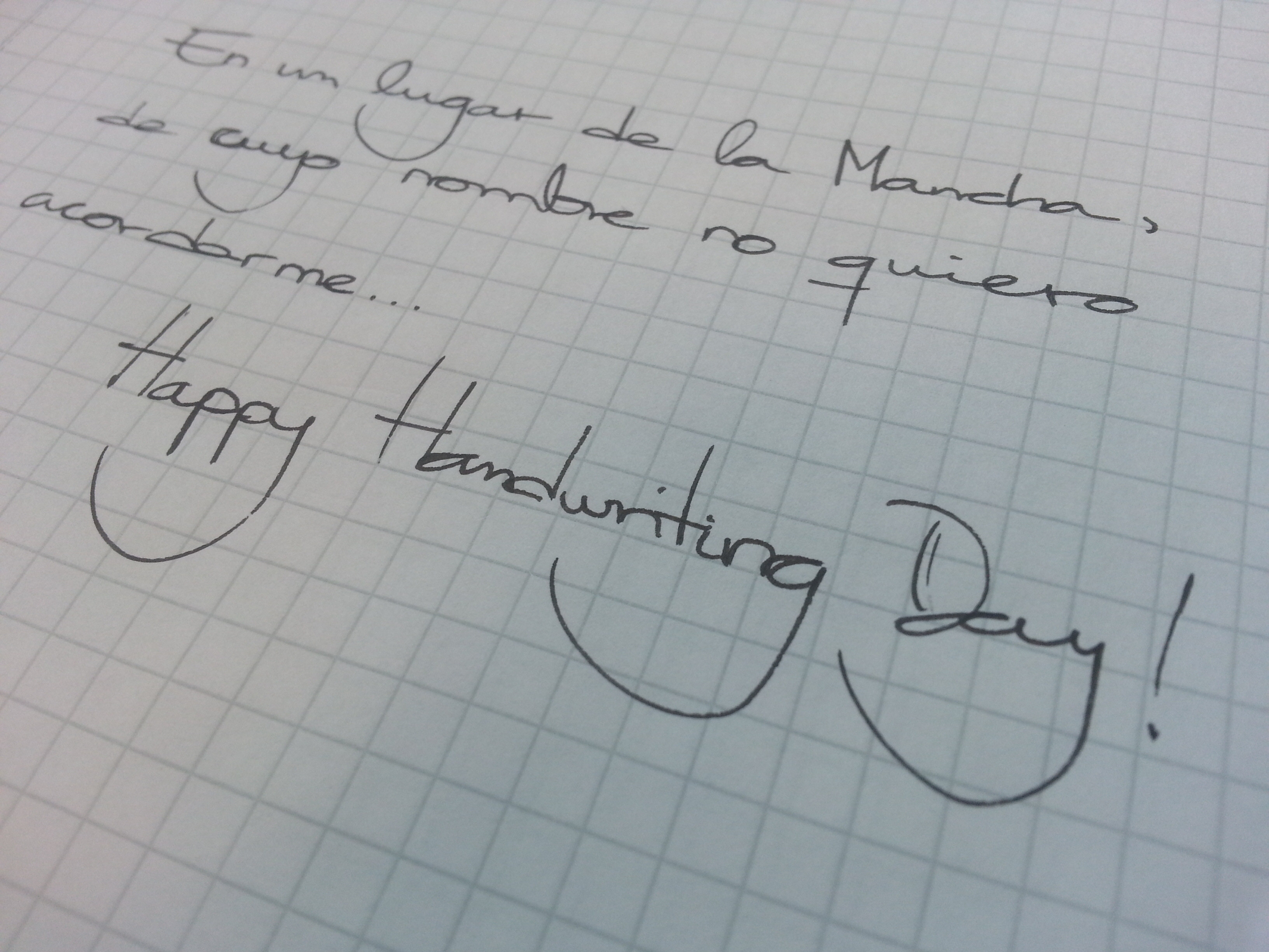 Happy Handwriting Day