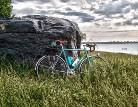 Cyclotouring astride a vintage randonneuse