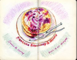 Pancake Blueberry & Honey