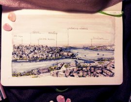 Istanbul – View along Bosphorus