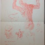 Studies for The Libyan Sibyl (Michelanglo)