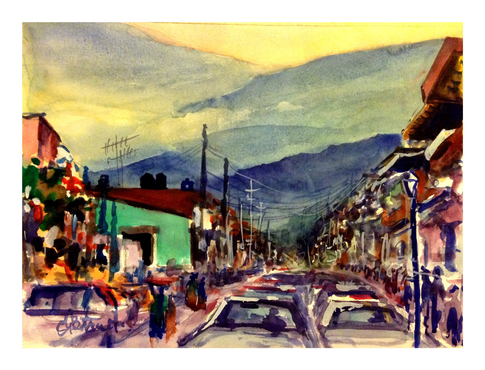 Tráfico en Coatepec, Ver.