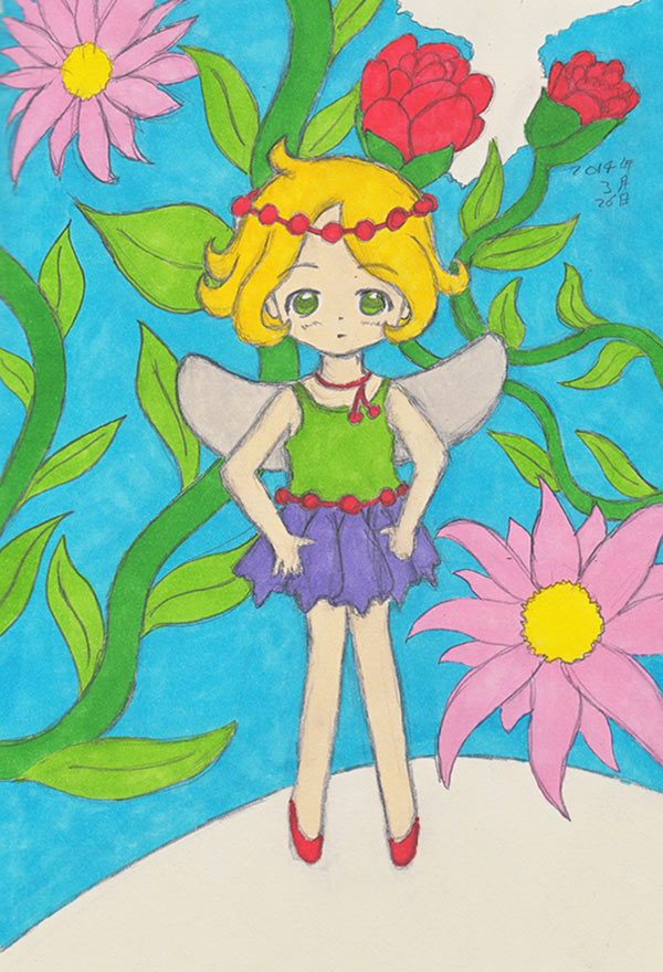 Fairy in colour