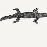 Tribal crocodile