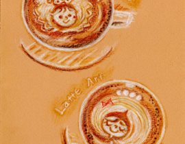Delicious Latte Art on Mict