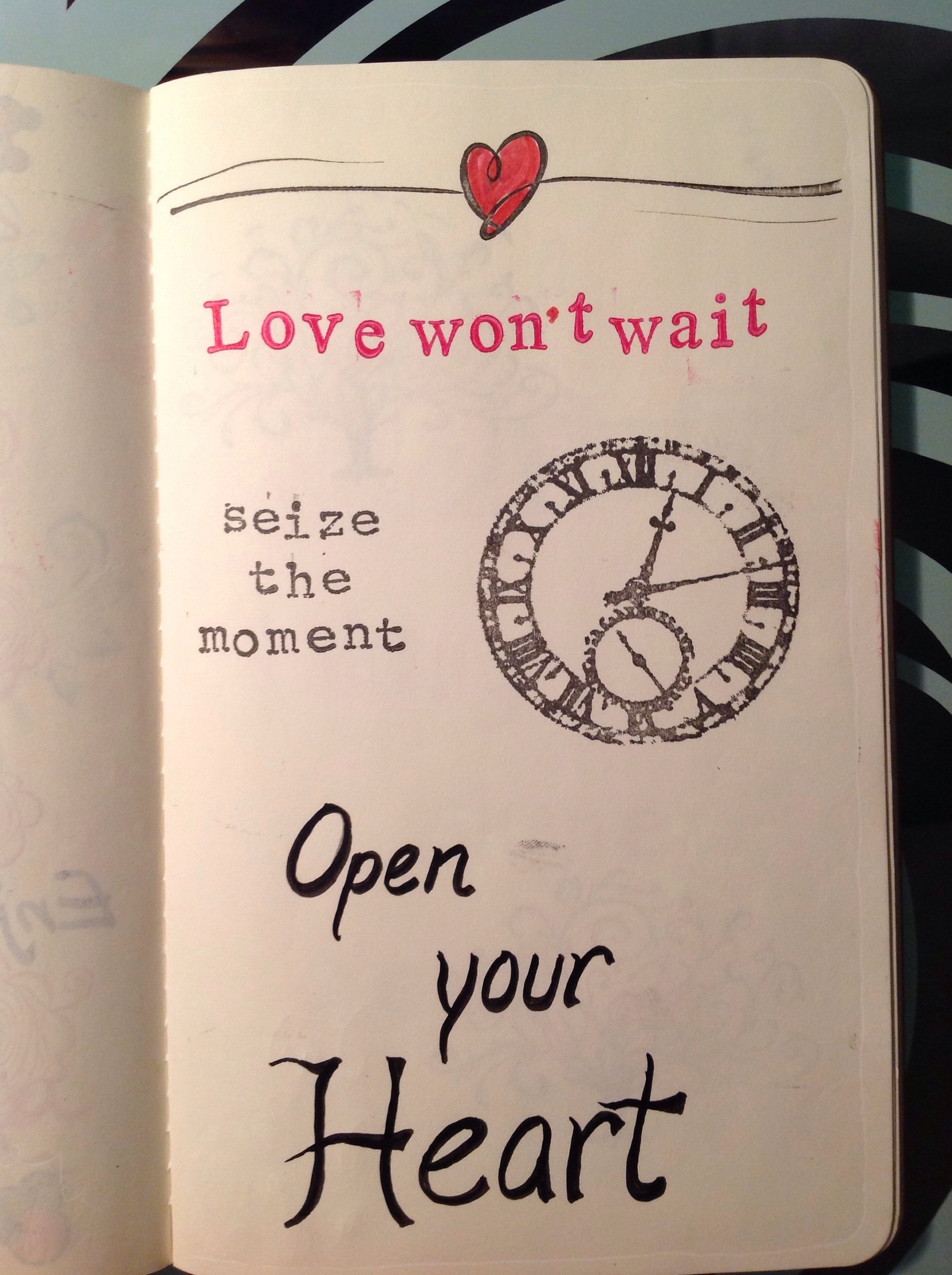 Love won’t wait.