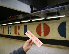 Metro station Waterloopplein