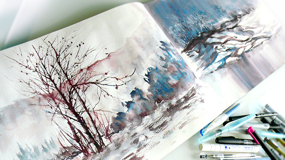 MY MOLESKINE FOLIO WATERCOLOR NOTEBOOKS