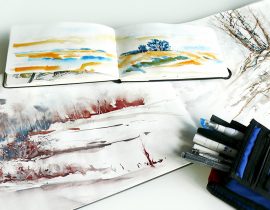 MY MOLESKINE FOLIO WATERCOLOR NOTEBOOKS