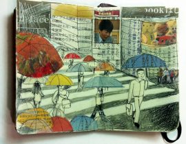 Tokyo in the rain inspiration