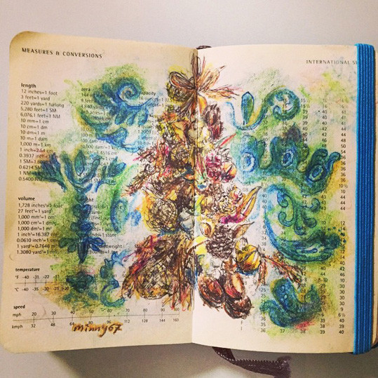 My Christmas Moleskine