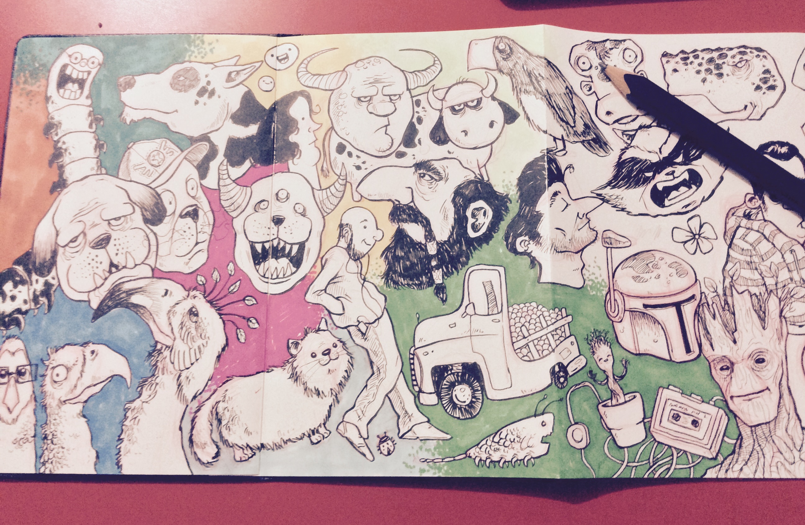 Doodles for Japanese Sketchbook I