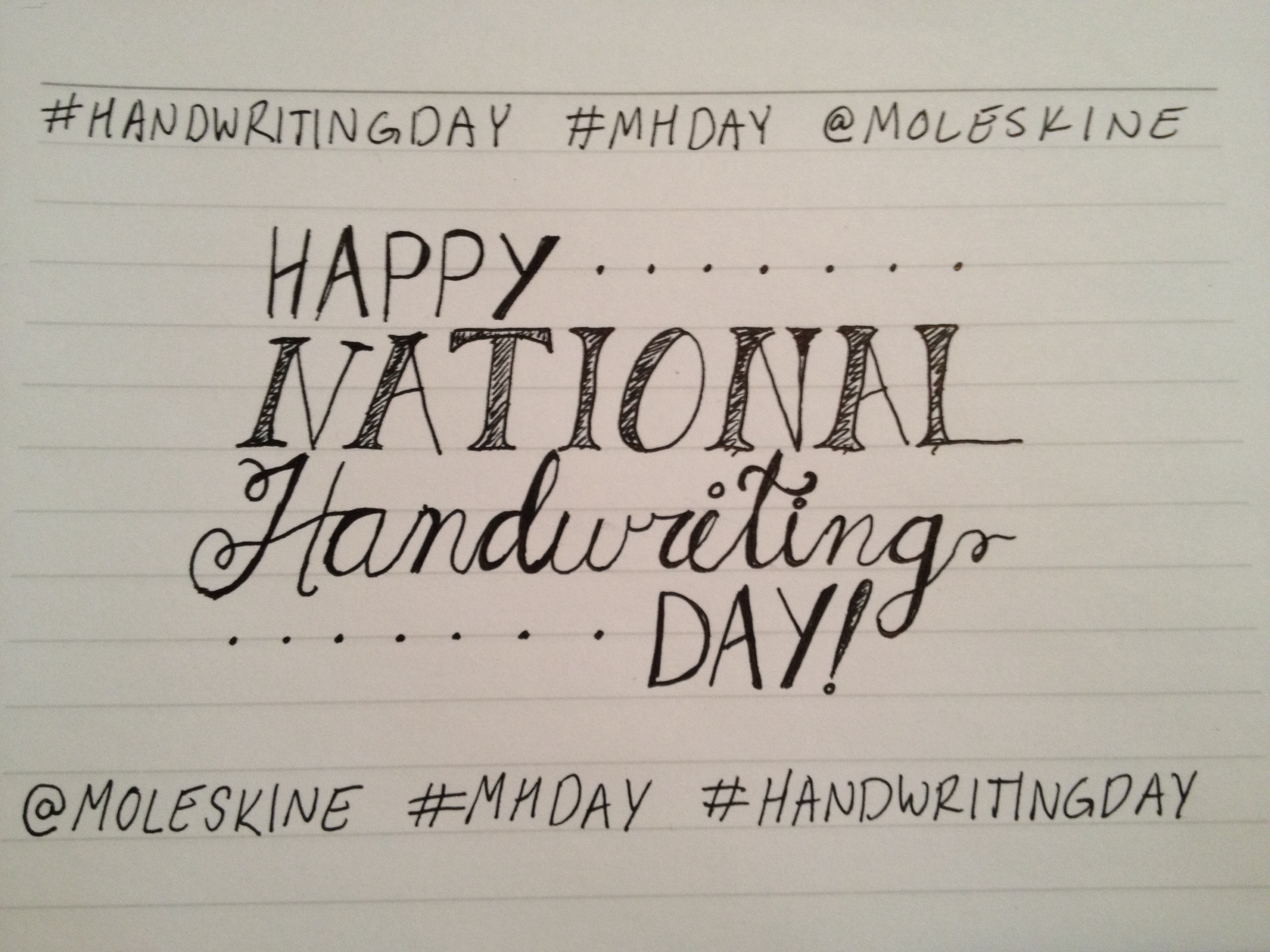 Happy National Handwriting Day!