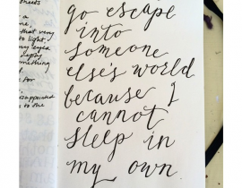 “everyday I’m [hand lettering]”