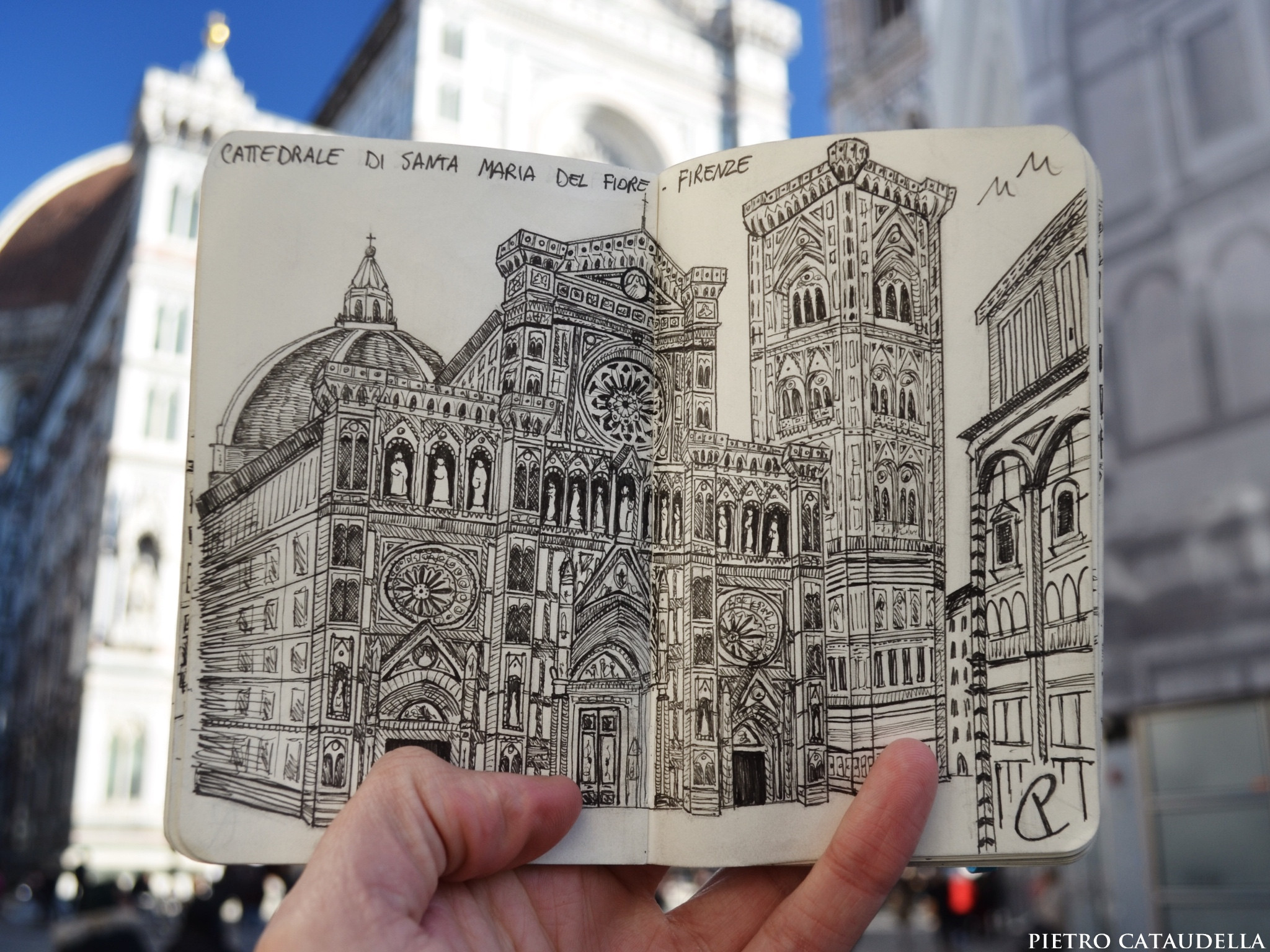 santa maria del fiore drawing