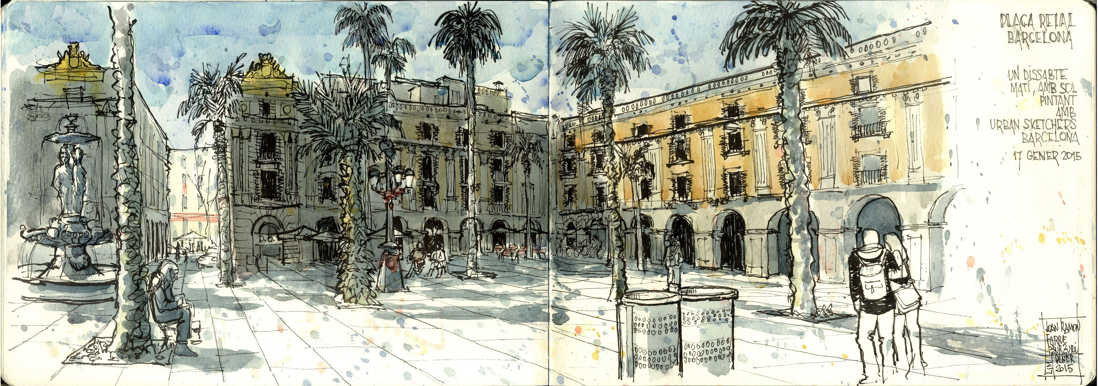 Plaça Reial. Barcelona