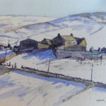 Ridge Farm in snow