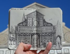 Basilica di Santa Maria Novella Live Sketch