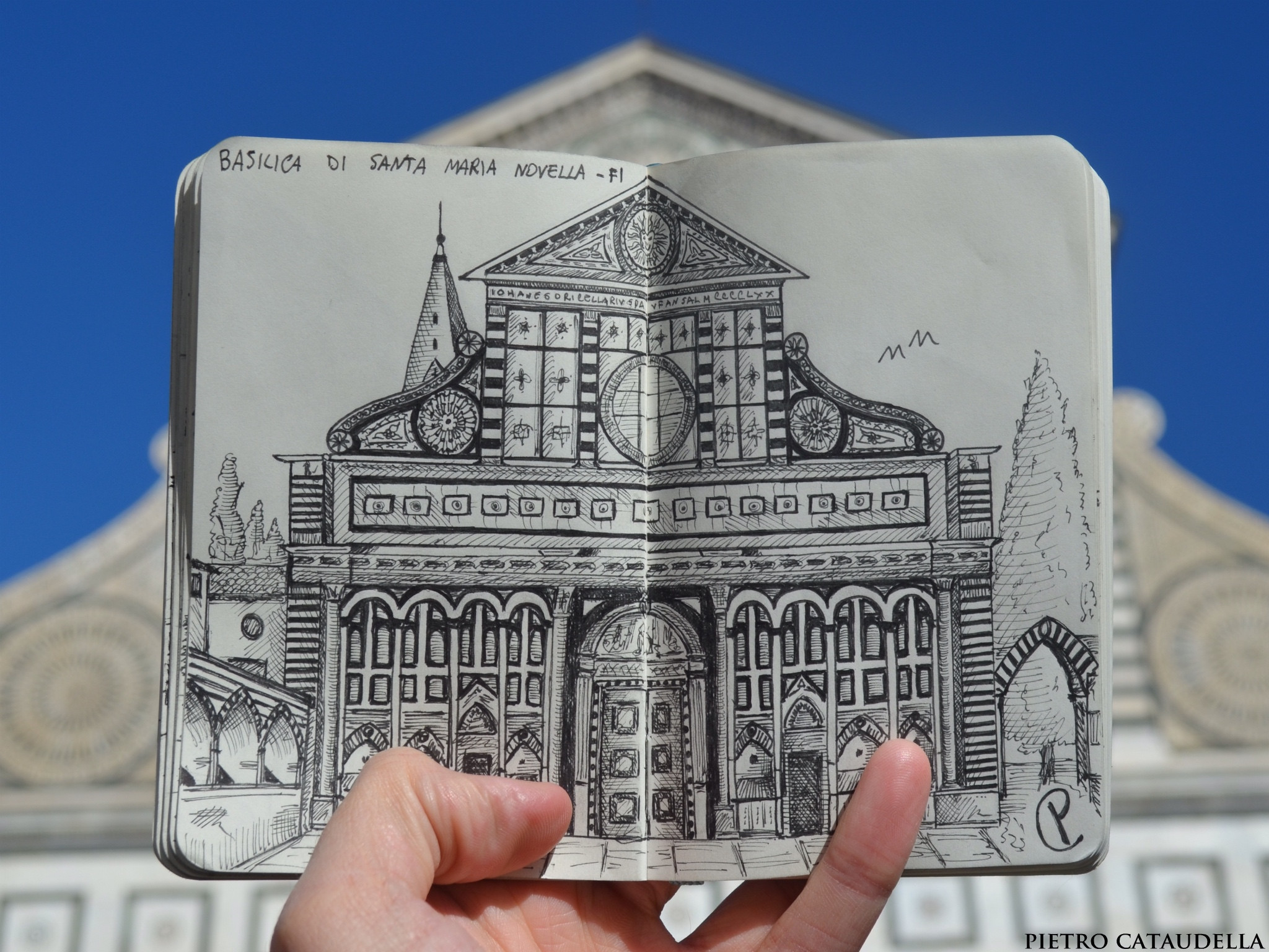 Basilica di Santa Maria Novella Live Sketch