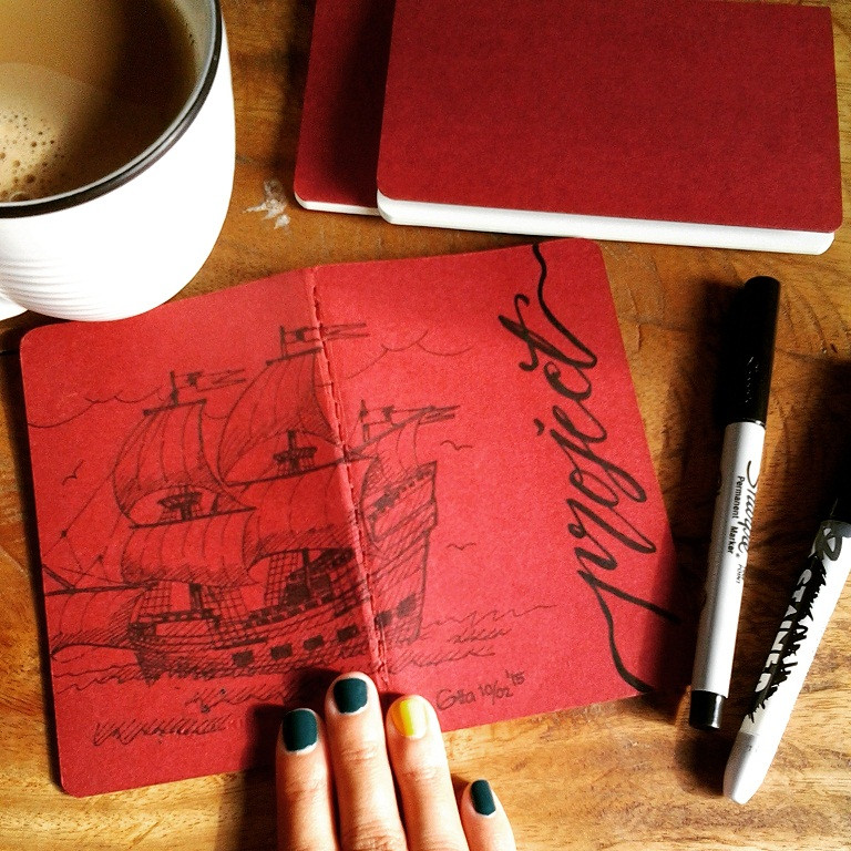 The Mayflower – “Project” Moleskine Cover
