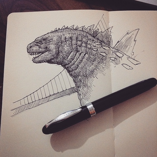 Godzilla Sketch