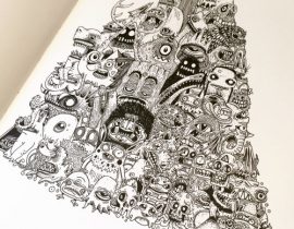 More Monster Moleskine pages