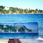 Seascape from Skiathos island