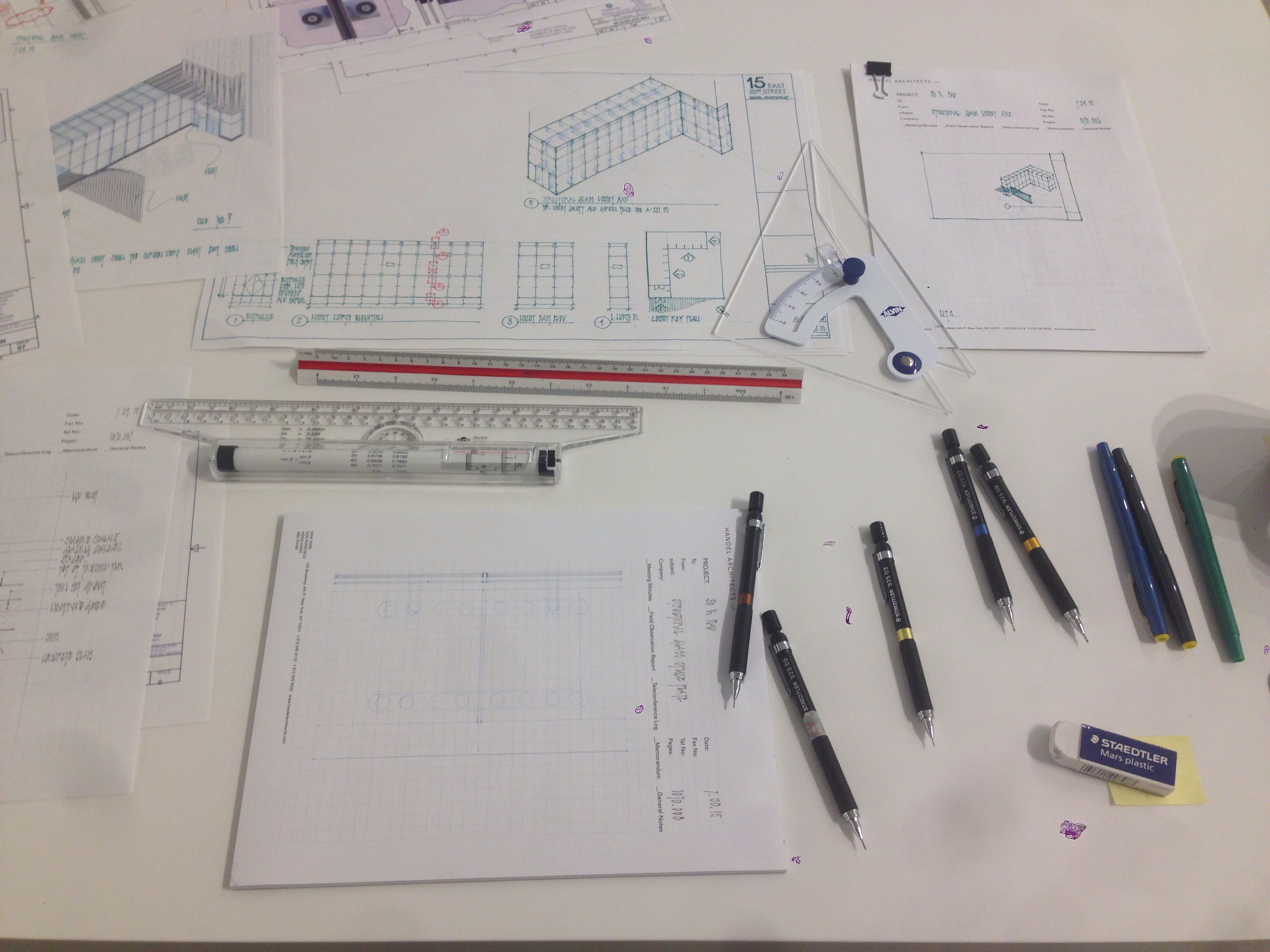 Working on a structural glass design