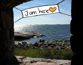 I am here on Suomenlinna