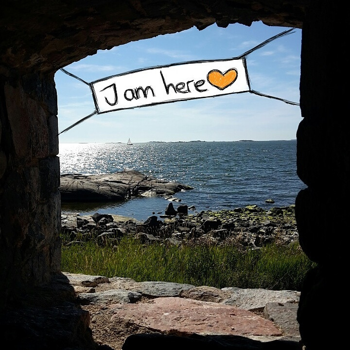 I am here on Suomenlinna