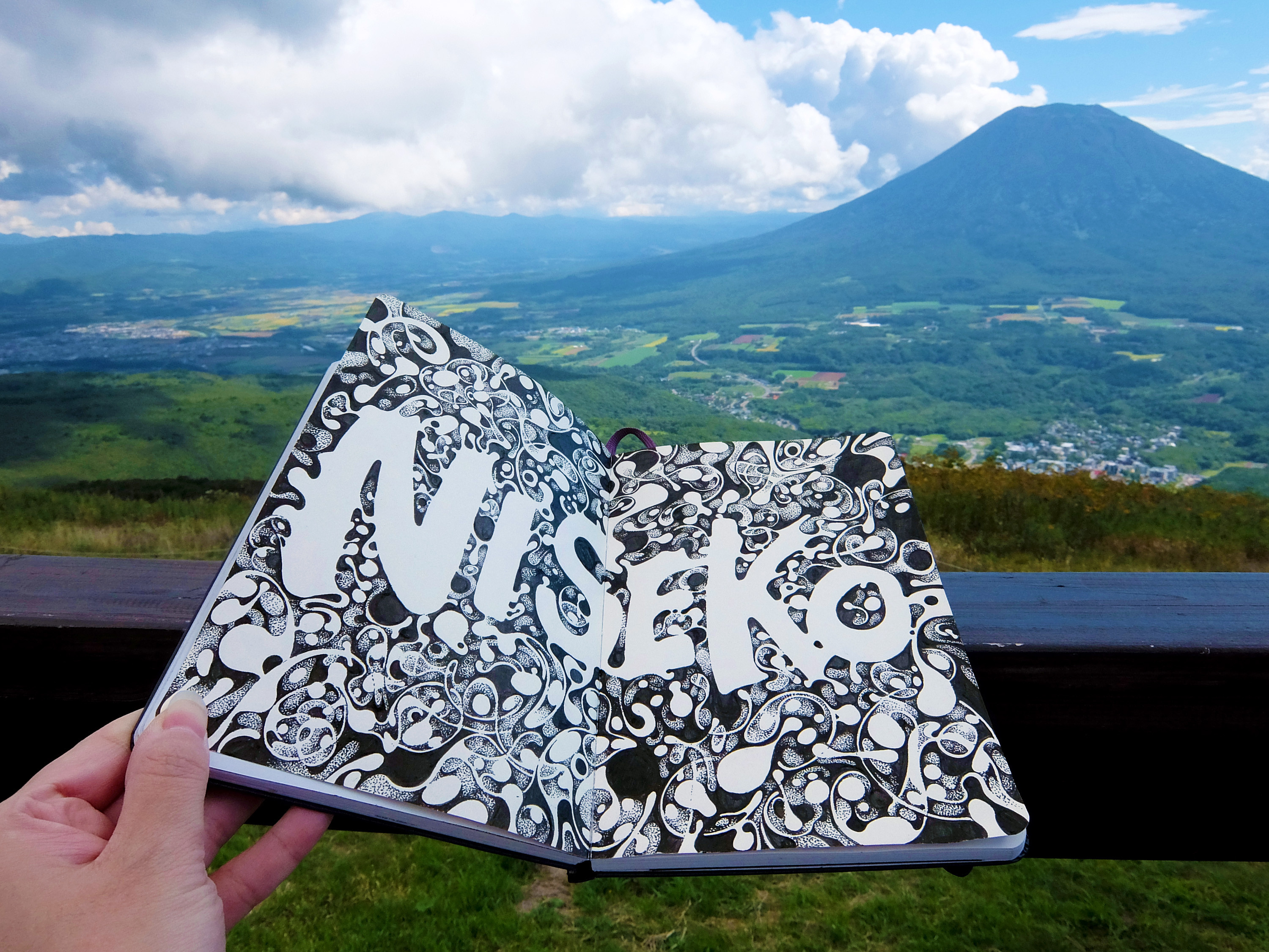 Location from Mt Niseko Annupuri
