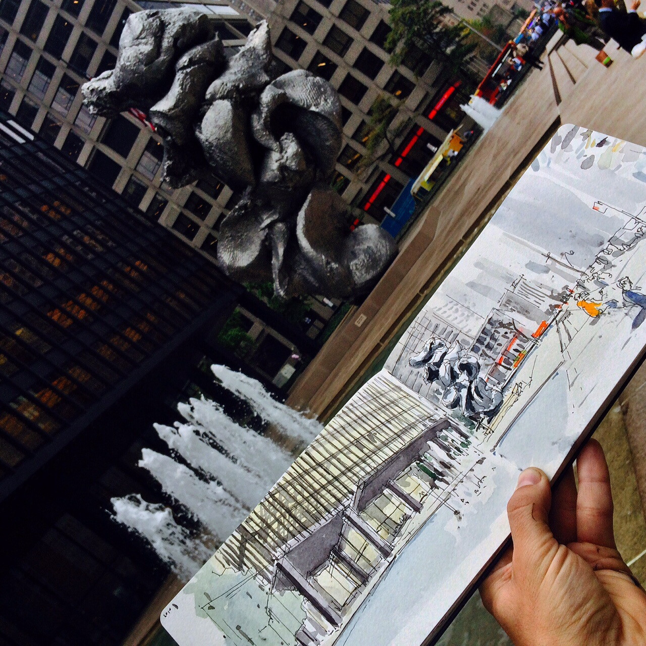 Seagram Building Street Sculpture, NYC