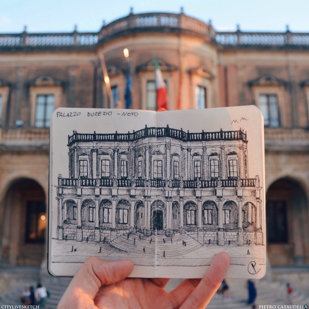 Ducezio Palace Live Sketch