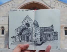 Cathedral of San Ciriaco Live Sketch