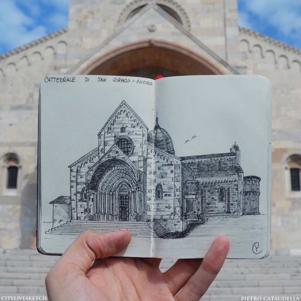 Cathedral of San Ciriaco Live Sketch