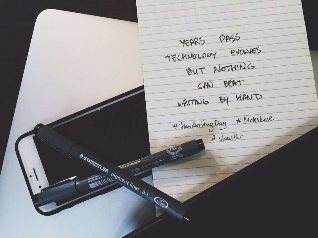Handwriting over typing – #HandwritingDay