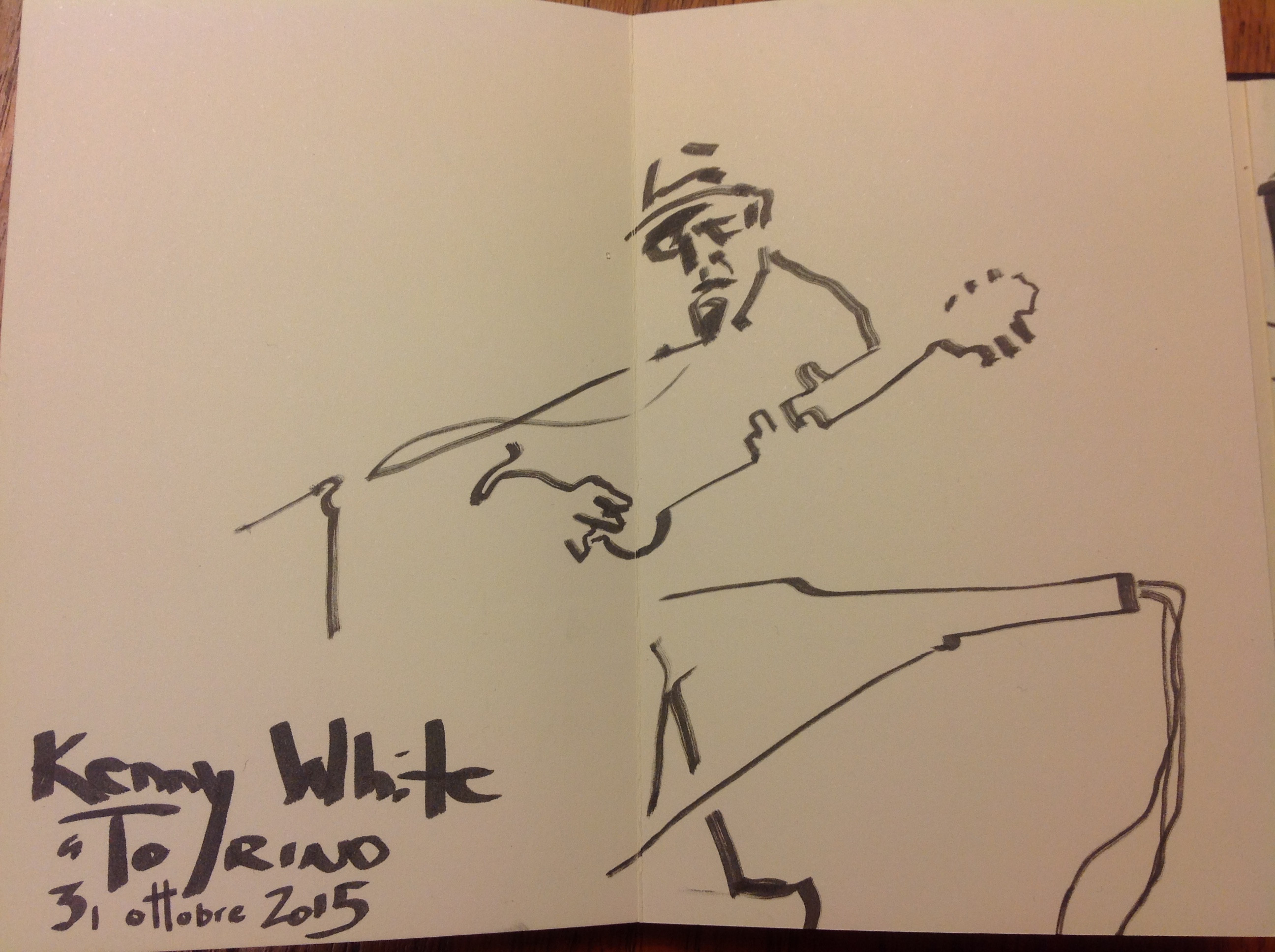 Kenny White in Turin