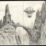 Fantasy Landscape With Airship