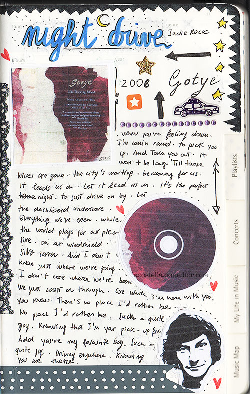 Moleskine Music Journal #1 //Gotye