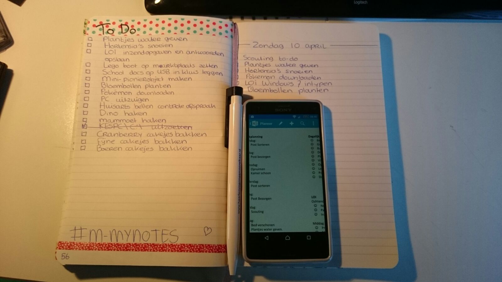 My notes for today #M_MYNOTES