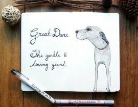 Portrait of Great Dane