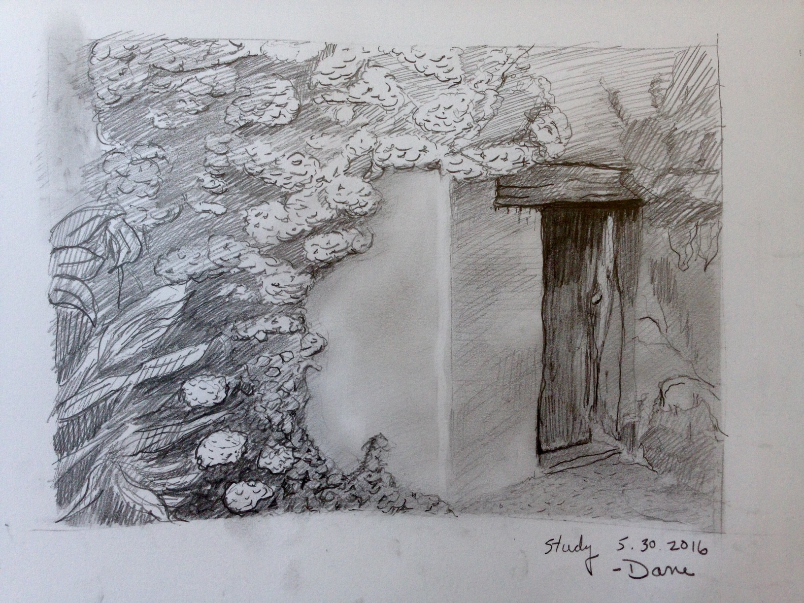 Study for Santa Fe Door