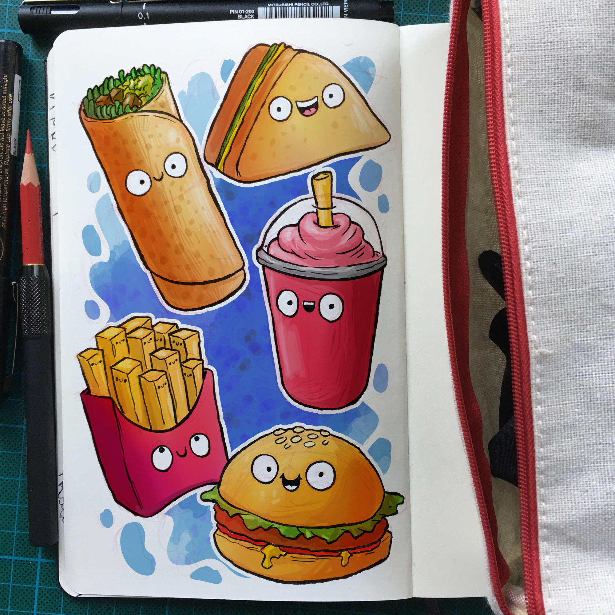 Cute Food Doodles