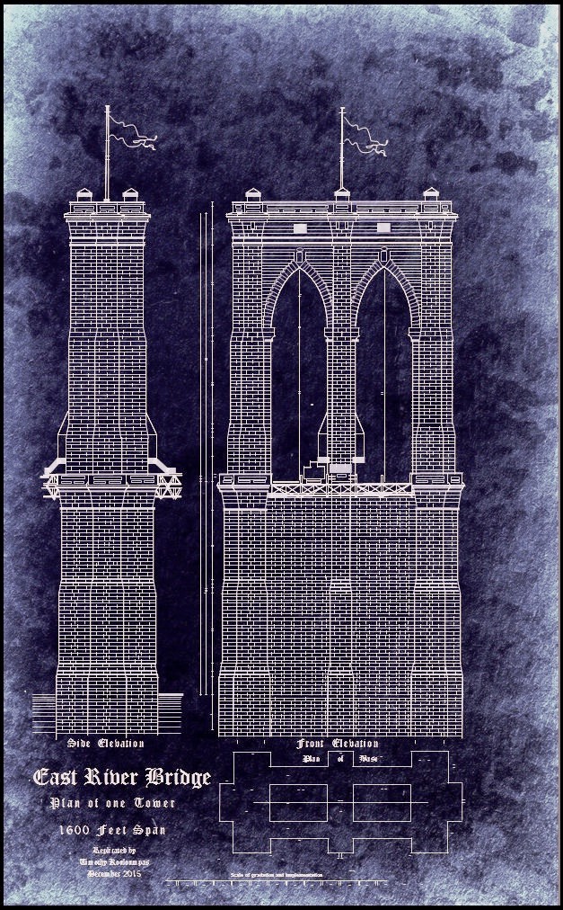 Brooklyn Bridge schematic