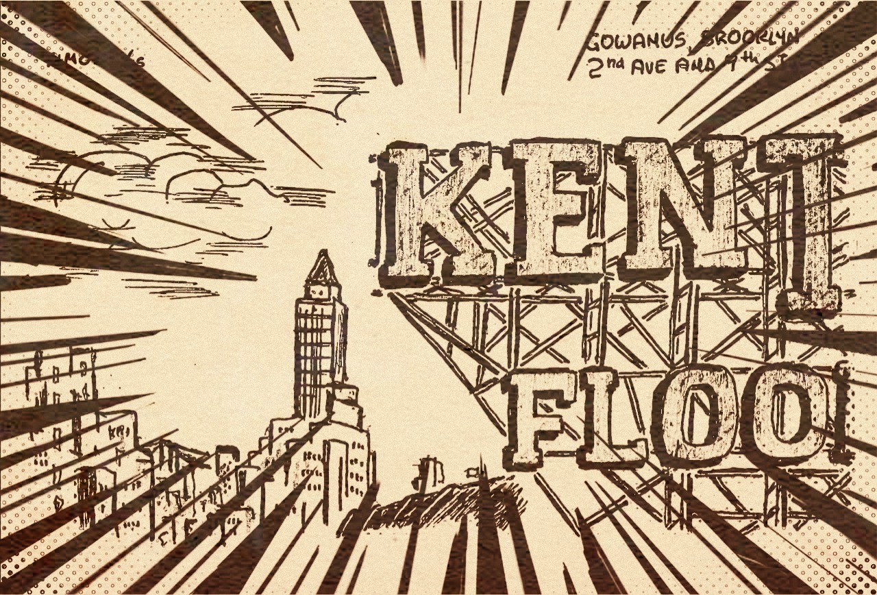 Kentile Floors sign, Brooklyn, NY