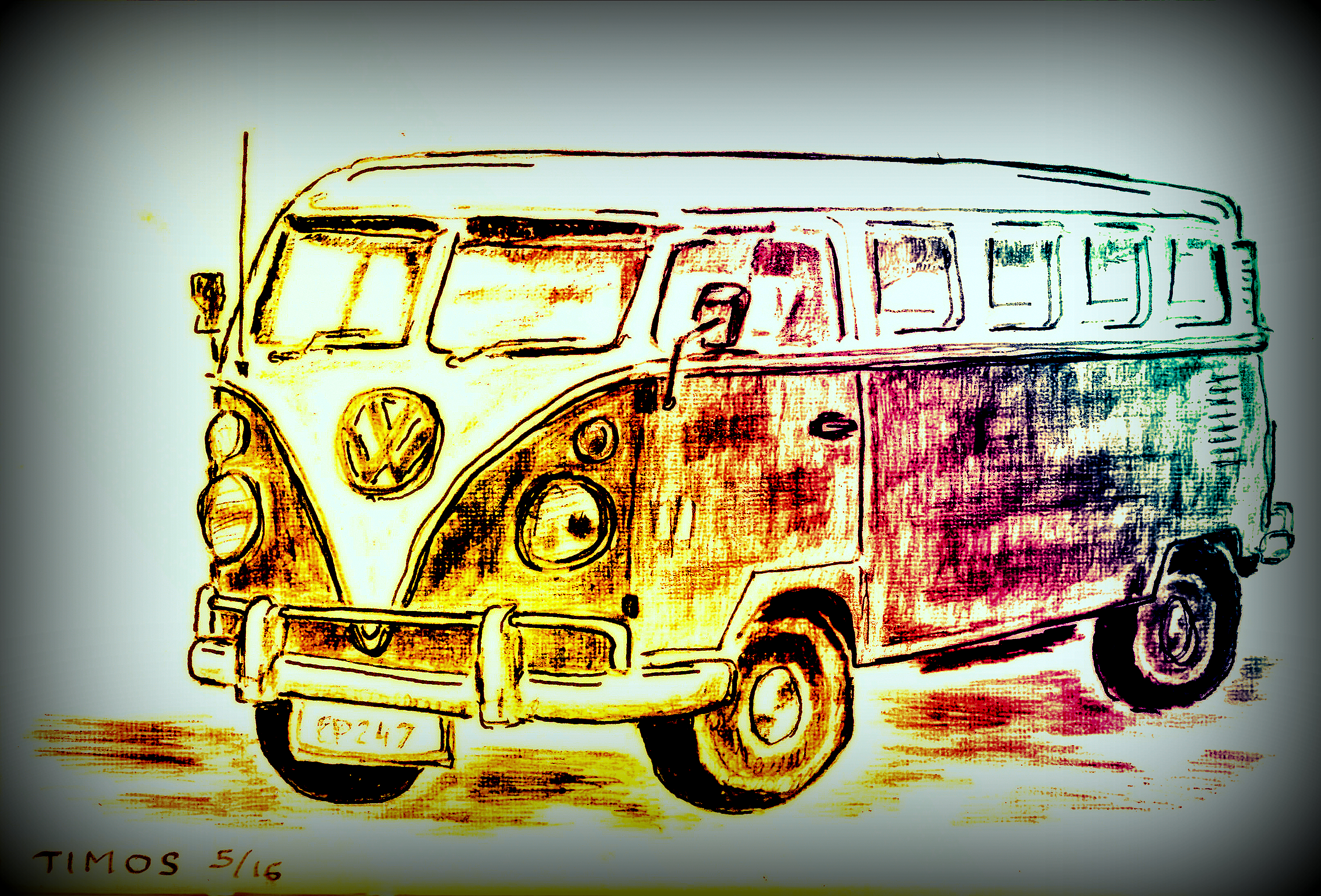 old VW van